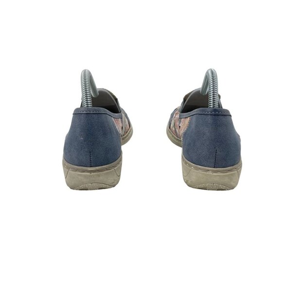 Rieker Doris 85 Floral Slip On Loafer Shoes Womens Size 11.5 Anti-Stress Comfort - Picture 2 of 9